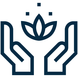 Holistic healing hands icon - DR KATERINA GEORGIADIS